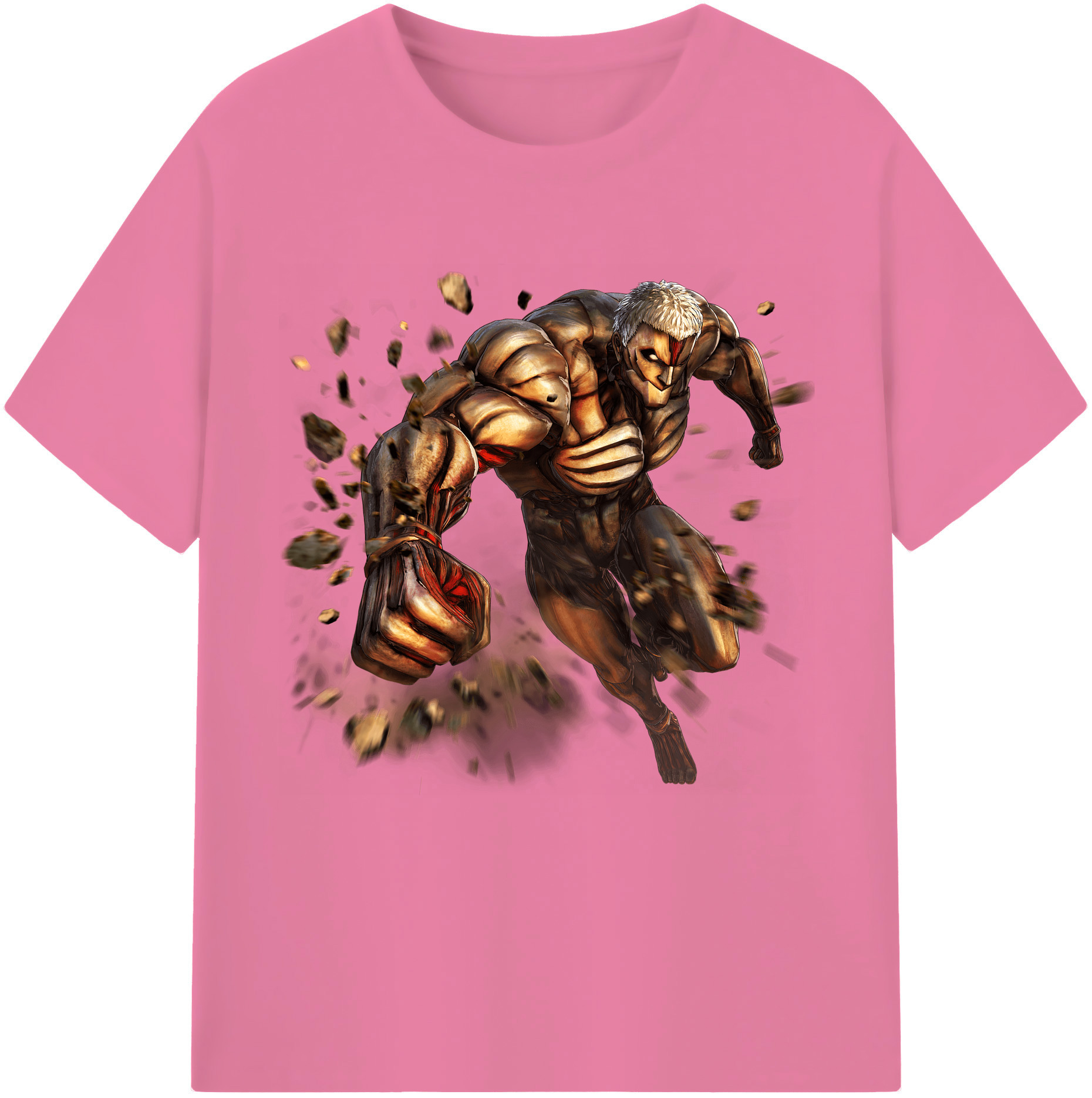 （画像用） 進撃の巨人 Attack on Titan 綿100％半袖Tシャツ（フロントプリント）